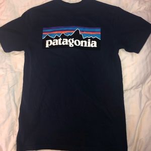 Men’s Patagonia navy shorts sleeve